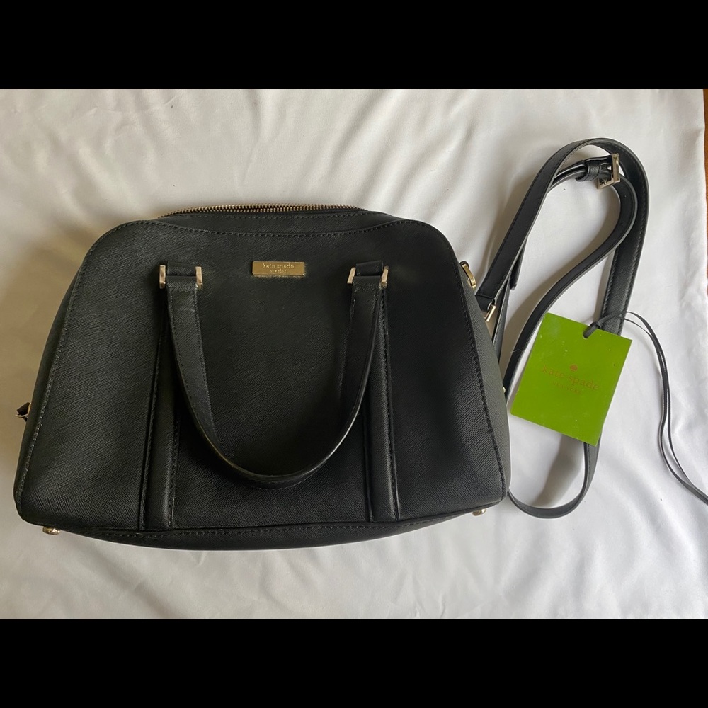 Cute Kate black spade bag